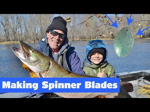 How To Make Spinner Blades with Larry Dahlberg and Vaughn