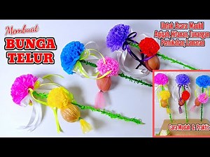 How to Make Egg Flowers / Egg Flowers for Maulid, Circumcision, Weddings, etc.
