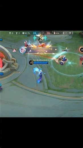 Mage or Tank?! Aurora Took ZERO Damage 😱🔥 #mlbb please like share and subscribe