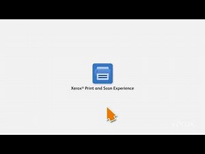 Scanning to a computer using Xerox Print Scan and Experience app
