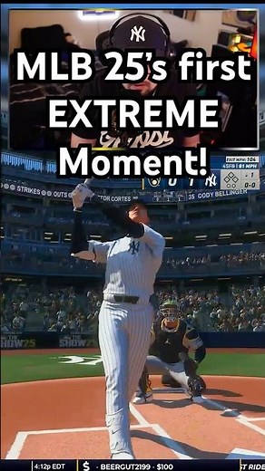 Attempting MLB 25's first EXTREME Moment!