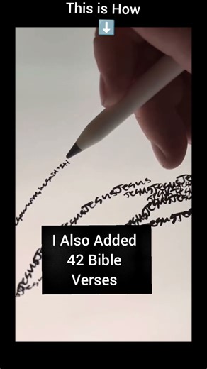 Drawing Christ Picture by Writing "Jesus" 15249 Times #jesuspictures #abstractart #jesusonly