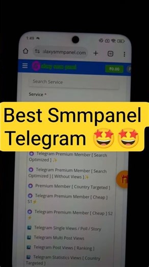 Best Smmpanel for Telegram 🤩🤩 | #shorts #telegram