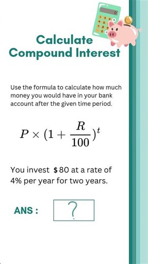 Only Genius Solve Maths Problem Compound Interest | Math Challenge #math #mathstricks