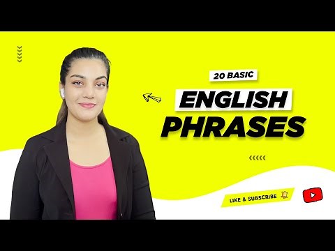 Learn 20 Basic English Phrases - English Phrases with meaning and sentences!