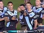 Andrew Fifita blows up at his own coaching staff after scoring try