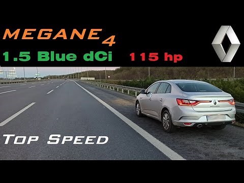 RENAULT MEGANE IV (2020) 1.5 dCi (115 hp) Acceleration & Top Speed