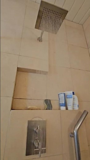 Replacing the old shower valve with the new Newport Brass shower valve, and hand spray wand.