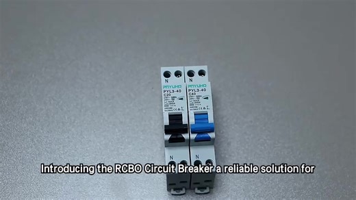 Pnyuho Type B RCBO 1P N 16A/32A/40A 30mA Tripping Curve C 1P N RCBO 240V/230V Current Leakage Protection 6KA PYL3-40 Breaker