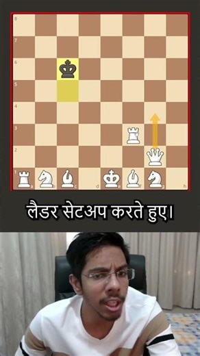 Ultimate Ladder Checkmate Trick! Zigzag Rook Setup 💥♟️ | Funny Chess Strategy #Shorts