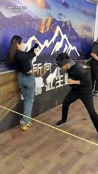 Screaming Chicken Blindfolded Attack Challenge 2.0! part-2 🤣 #trending #challenge #funny