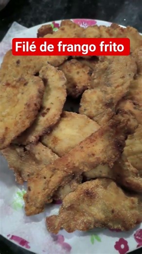 Filé de frango frito #comida #comidacaseira #deliciasdacozinha #receitas #receitafacies #food