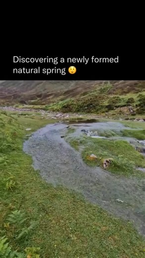 𝐕𝐢𝐬𝐢𝐨𝐧𝐏𝐨𝐢𝐧𝐭𝟐.𝟎™ on Instagram: "😲 A new spring forms when groundwater, stored in underground aquifers, finds a natural pathway to the surface, usually through cracks in rock, porous soil, or areas where the water table meets the ground. Rain and melted snow seep into the ground, replenishing these aquifers, and when pressure builds or the terrain shifts, water escapes naturally, creating a spring. (@He_grows via ViralHog #reels #history #viral #NatureVibes #nature #usareels"