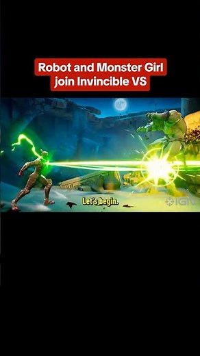 Robot & Monster Girl face off in the latest trailer for Invincible VS! #invincible #gaming #trailer