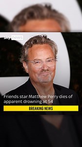 190K views · 3.7K reactions | Tributes have been paid to Friends star Matthew Perry who has died at the age of 54  Tap the link in bio for more #Friends #MatthewPerry #Tributes | Sky News | Facebook