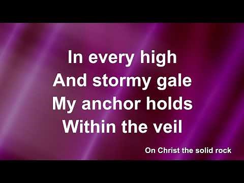 The Solid Rock - Lyric Video (with vocals)