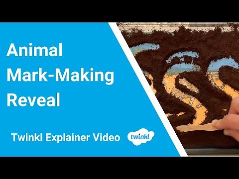 Animal Mark Making Reveal Activity | EYFS Sensory Play