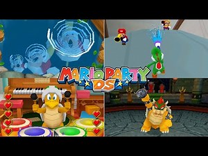 Mario Party DS // All Battle & Boss Minigames