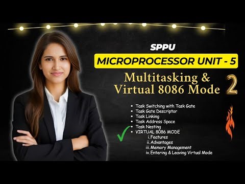 Microprocessor Unit-5 Multitasking & Virtual Mode ✅| Part 2| SPPU SE | 80386 Microprocessor