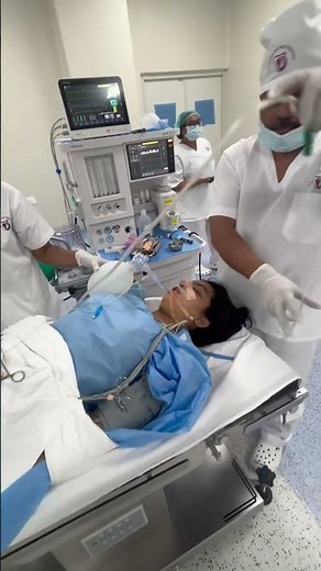 Girl wakes up from Anesthesia