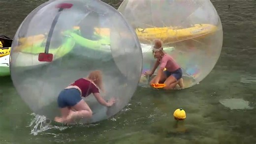 Huge Hamster Ball Hilarity