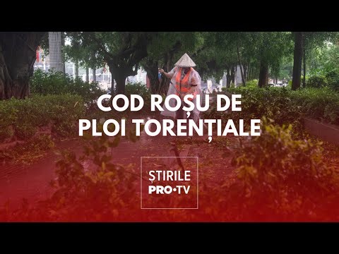 Potop în România: Apă cât să umple o cadă pe fiecare metru pătrat