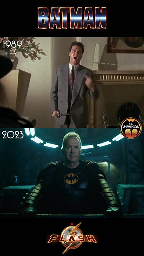 Michael Keaton as Batman in The Flash: Iconic 'You wanna get nuts? Let's get nuts!' Quote