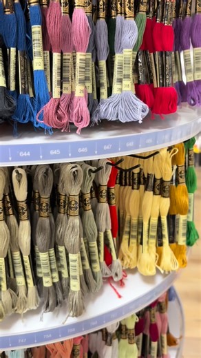 🧵 We Now Carry DMC Floss in the Shop! 🧵 You asked… and we’re so excited to say DMC floss is now available in the shop! ✨ Whether you’re kitting up a new project, replacing a missing color, or grabbing exactly what you need for your charts, you can now order DMC floss individually for easy, stress-free stitching. From rich reds and cozy neutrals to soft greens and classic basics, we’re stocking the colors you love and use most. One more way to make your stitching simple, happy, and perfectly pl