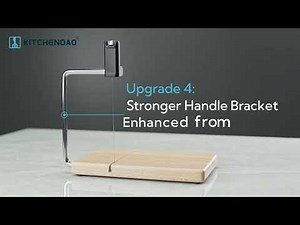 KITCHENDAO Replaceable Wire Cheese Slicer with Board