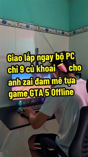 Giao lắp ngay bộ PC chỉ 9 củ khoai 🍠 cho anh zai đam mê tựa game GTA 5 Offline #pctragop #pc365 #pcbinhduong #xuhuong