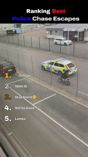 Ranking The Best Police Chase Escapes