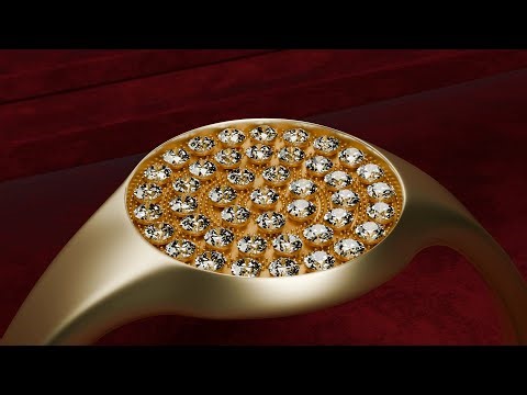 Modern Ring 3D Jewelry Animation | 3D Product Animation
