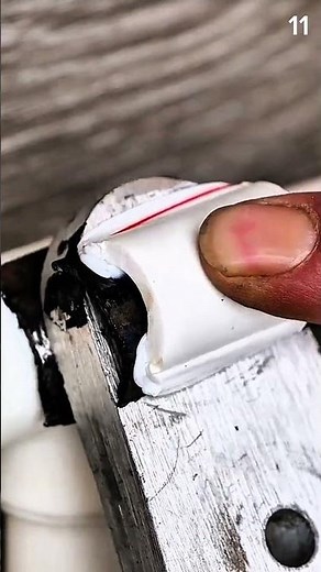 Securing PVC pipe beside perforated metal bracket