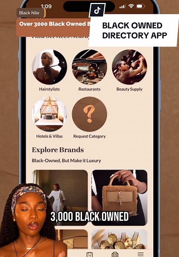 Stitch ➤ @JusNene2.0 | got you sis! I designed an entire app & website with 3000 black owned businesses in 40 categories. Click the link in my bio to download app! You can find the Black Nile on the Spaces by Wix App. Step by step instructions on exactly how to download & join is at the 2:04 minute mark of this video. Link to download ↓ https://www.mobileapp.app/to/mTNXpgf?ref=cl Steps: 1. Download the Spaces App 2. Open the App 3. Create an account 4. Click link in bio & the app will open. 5. Y