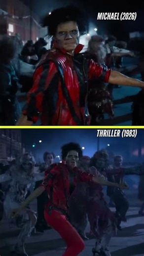 THE KING OF POP IS BACK!! 👑 Michael (2026) vs Real MJ #michael #imdb #shorts