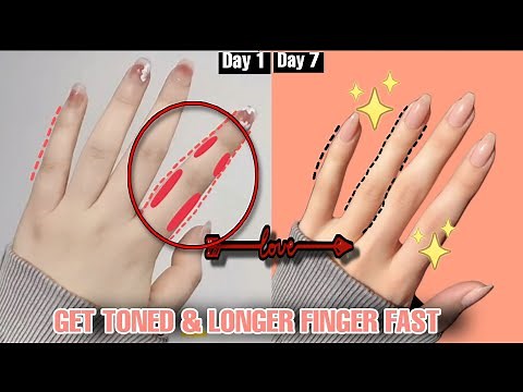 BEST EXERCISES FOR FINGER | GET TONED & LONGER FINGER FAST | Home Fitness Challenge