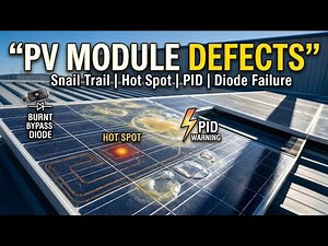 Solar modules defects | types of PV modules defects |Solar Panel Defects | Defects in PV Modules