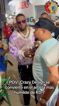 Crazy Design se convierte en el artista más humilde de RD ? #crazydesign