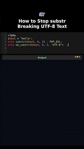 How to Stop substr Breaking UTF-8 Text #php