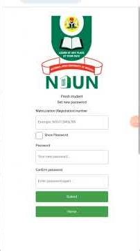 How to Activate Your Student Portal as a New Student #NOUN #newstudent