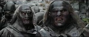 Uruk-hai with normal voices. | Teh Lurd Of Teh Reings