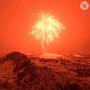 289K views · 1.1K reactions | World's largest-ever firework set off above ski resort | The Independent | Facebook