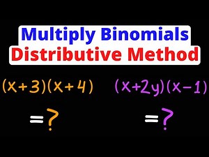 Multiplying Binomials | Polynomials | Algebra 1 | Eat Pi