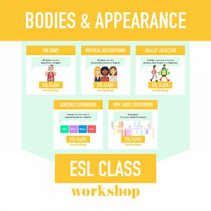 ESL Beginners Physical Descriptions Bundle
