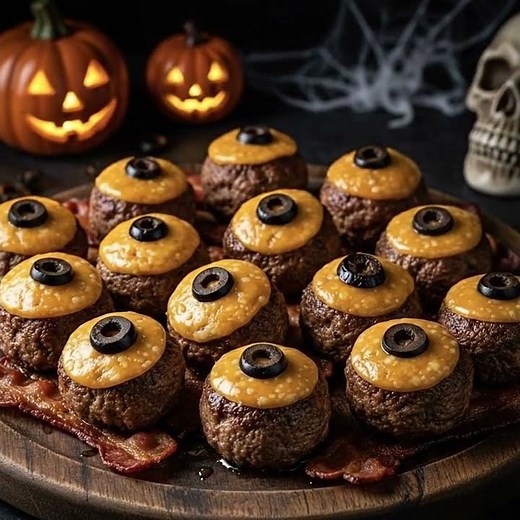 Spooky Eye-Popping Meatballs!