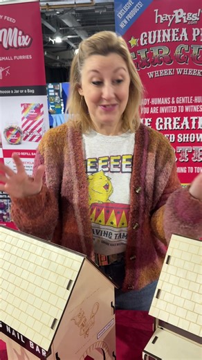 Our Guinea pig village houses are here! 🙌🏻 Which one is your favourite?! ✅ Nail Bar / ✅ Café 🐹❤️ #guineapigvillage #guineapigs