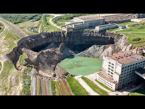 カメラがとらえた巨大な陥没穴トップ5