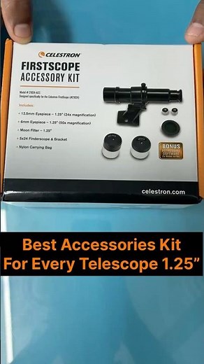 Unboxing Celestron FirstScope Accessory Kit 🔭 | Must Have Telescope Accessories #fotocart#celestron