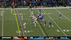 Josh Allen flashes his arm strength on 36-yard pass to Davis