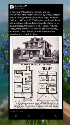 When You Could Buy a House From a Catalog 🏡📖 (1900s) #Sears #MailOrderHomes #History #VintageAmeric